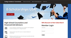 Desktop Screenshot of collegeguidanceconsultants.com